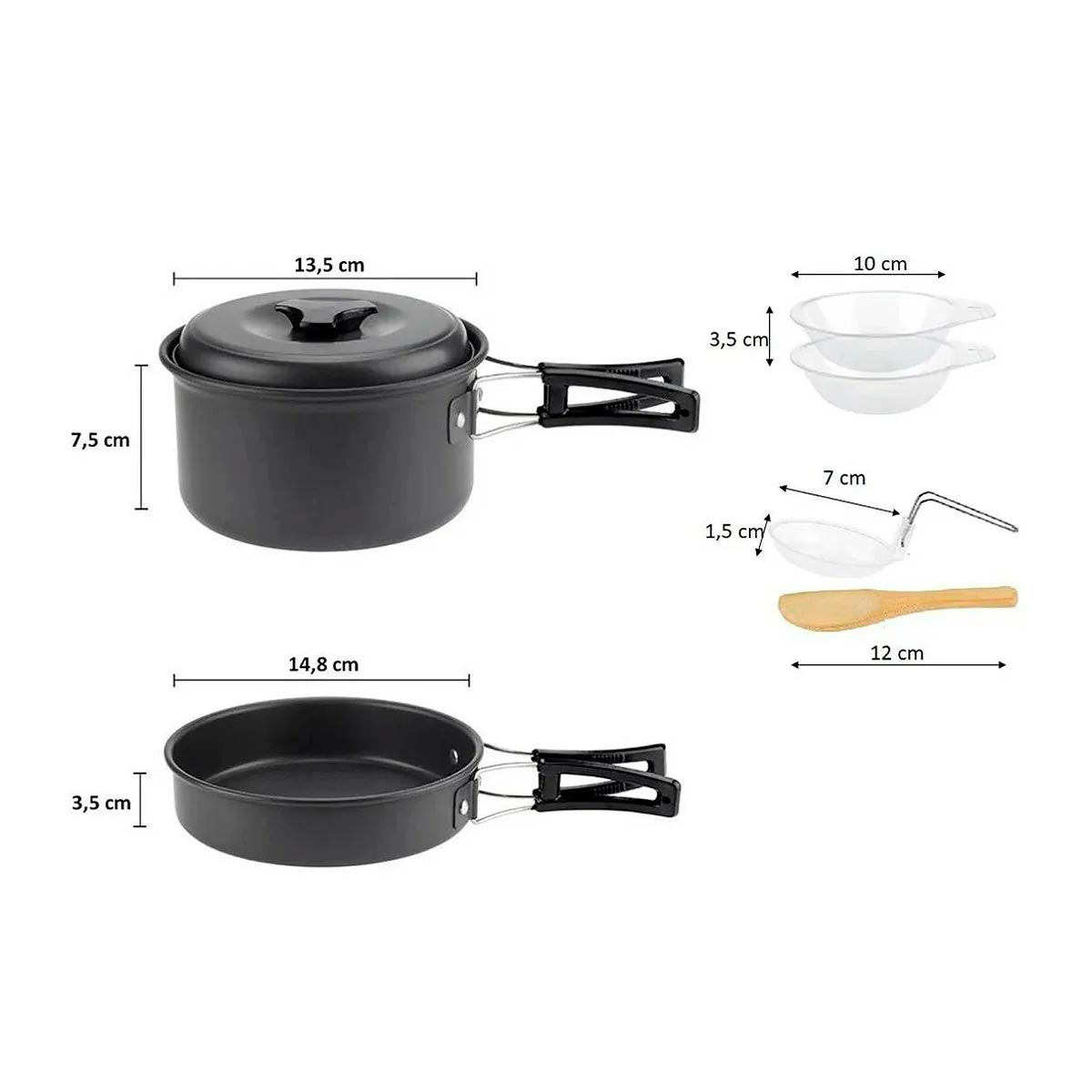 Miniatura 8 de Kit De Utensilios Cocina Camping SY-200